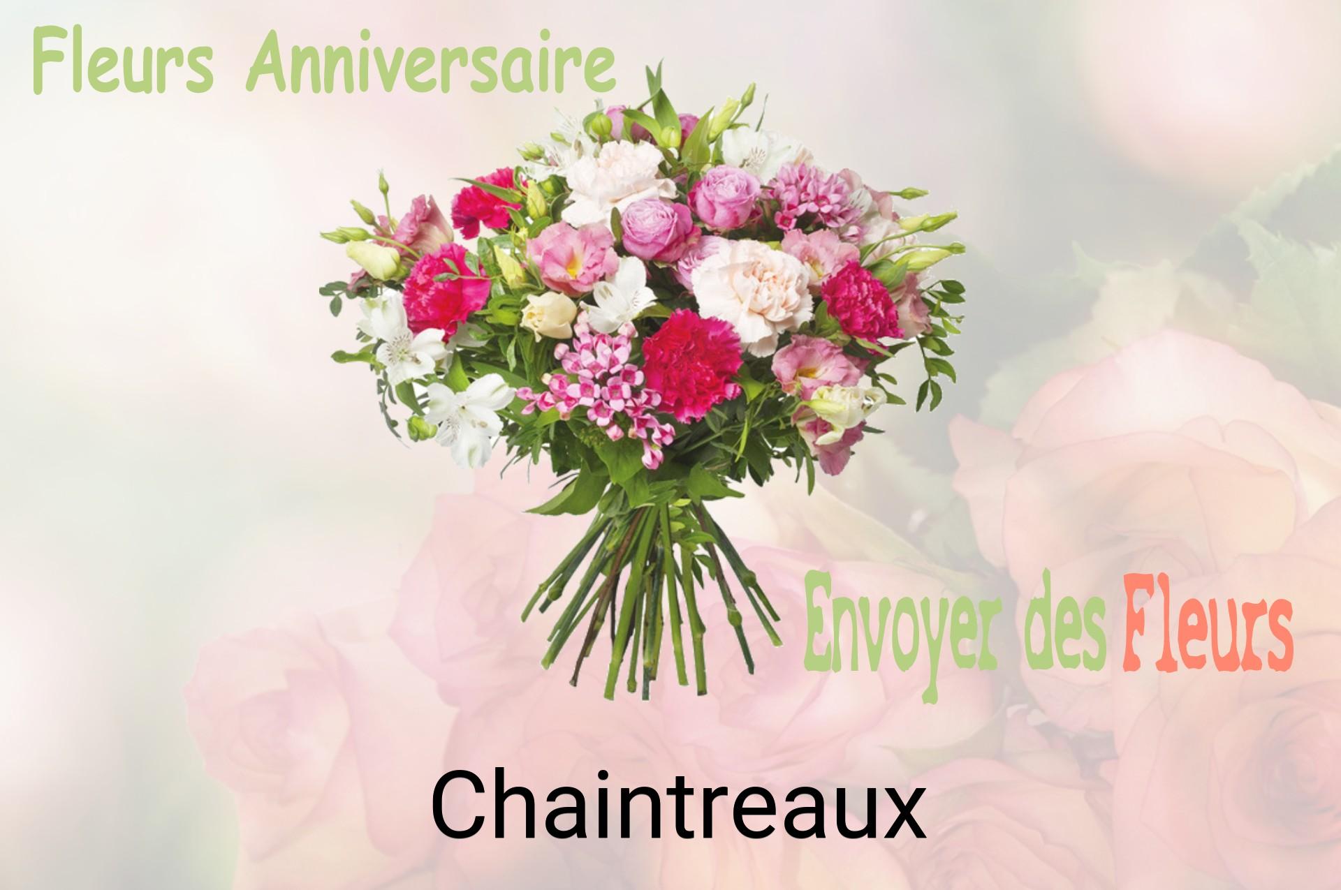 Bouquet de fleurs d’anniversaire livré à Chaintreaux