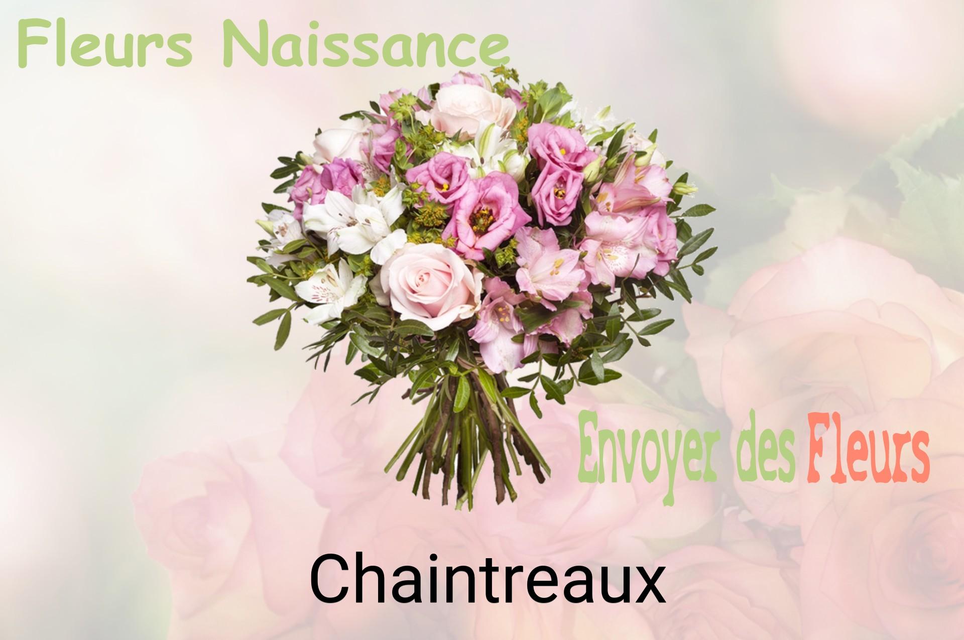 Bouquet de fleurs de naissance livré à Chaintreaux